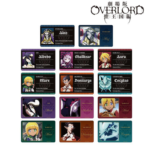 『オーバーロード聖王国編』トレーディングプラスチックプロフィールカード(単位/BOX)