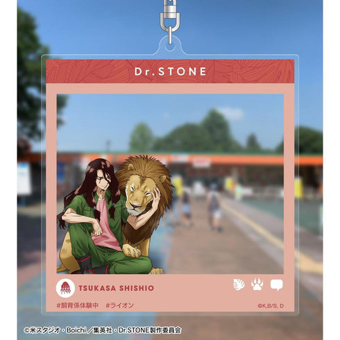 《Dr.STONE》全新绘制 狮子王司 饲养员版 SNS风格超大亚克力钥匙扣【202609再版】