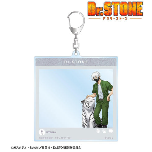 『Dr.STONE』描き下ろし 氷月 飼育係ver. SNS風BIGアクリルキーホルダー【202504再販】