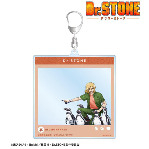 『Dr.STONE』描き下ろし 七海龍水 飼育係ver. SNS風BIGアクリルキーホルダー【202510再販】