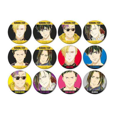 『BANANA FISH』トレーディング Ani-Art 第2弾 マット缶バッジ(単位/BOX)【202512再販】