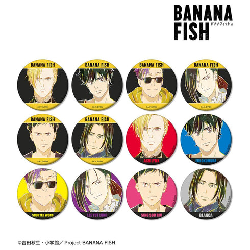 『BANANA FISH』トレーディング Ani-Art 第2弾 マット缶バッジ(単位/BOX)【202512再販】