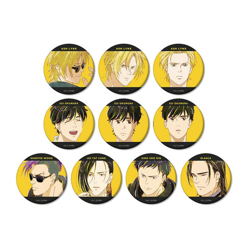 『BANANA FISH』トレーディング Ani-Art 第5弾 マット缶バッジ(単位/BOX)【202512再販】
