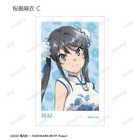 『青春ブタ野郎はバニーガール先輩の夢を見ない』描き下ろし チャイナドレスver. トレーディングインスタントカメラ風イラストカード(単位/BOX)