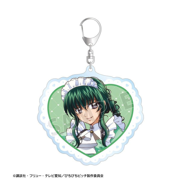『ぴちぴちピッチ』描き下ろし 洞院 リナ メイドver. BIGアクリルキーホルダー【202606再販】
