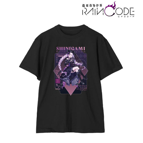 『超探偵事件簿 レインコード』本田ロアロさんイラスト 死に神ちゃん 仮面舞踏会ver. Tシャツレディース