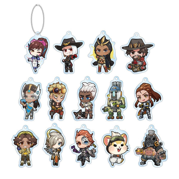 『オーバーウォッチ 2』トレーディング ちびキャラ アクリルキーホルダー ver.A(単位/BOX)【202510再販】