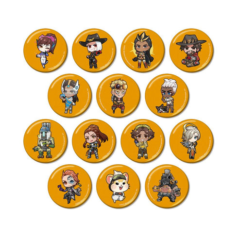 『オーバーウォッチ 2』トレーディング ちびキャラ メタリック缶バッジ ver.A(単位/BOX)【202510再販】