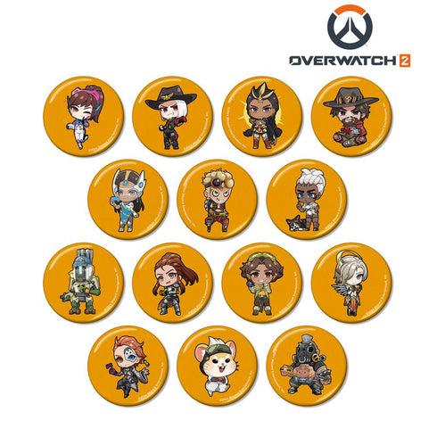 『オーバーウォッチ 2』トレーディング ちびキャラ メタリック缶バッジ ver.A(単位/BOX)【202510再販】