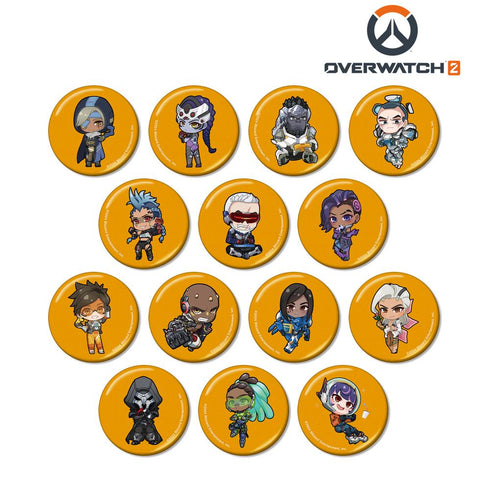『オーバーウォッチ 2』トレーディング ちびキャラ メタリック缶バッジ ver.B(単位/BOX)【202510再販】