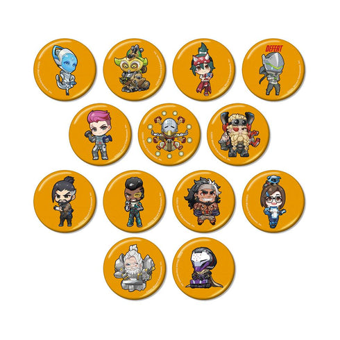 『オーバーウォッチ 2』トレーディング ちびキャラ メタリック缶バッジ ver.C(単位/BOX)【202510再販】