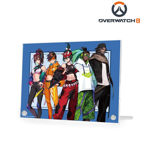 『オーバーウォッチ 2』POKImariさんイラスト 集合 A5アクリルパネル【202510再販】
