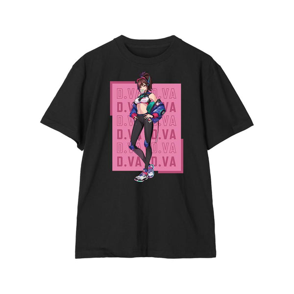 『オーバーウォッチ 2』POKImariさんイラスト D.Va Tシャツメンズ【202510再販】