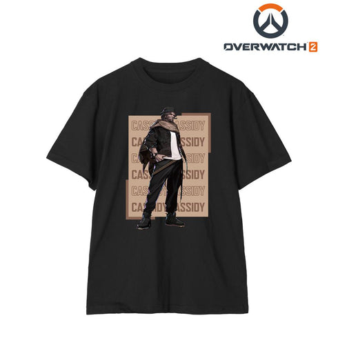 『オーバーウォッチ 2』POKImariさんイラスト キャスディ Tシャツメンズ