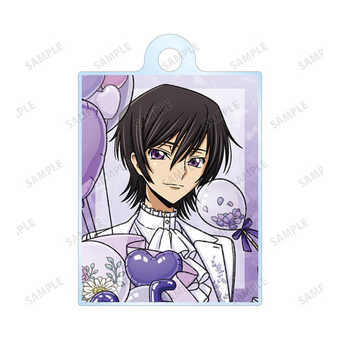 『コードギアス 反逆のルルーシュ』描き下ろし ルルーシュ バースデー2024ver. 2連ワイヤーアクリルキーホルダー【202511再販】