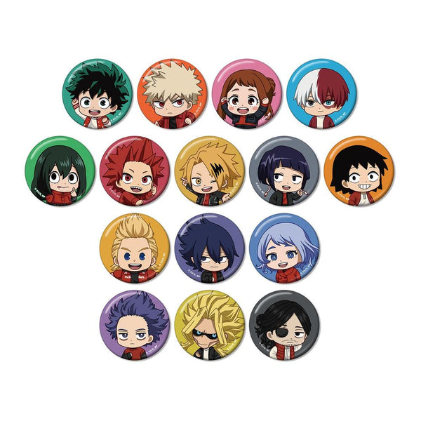 『僕のヒーローアカデミア』トレーディング ちびキャラ 赤い私服ver. メタリック缶バッジ(単位/BOX)【202603再販】