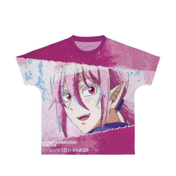 『魔入りました!入間くん』アスモデウス・アリス grunge CANVAS フルグラフィックTシャツユニセックス【202609再販】