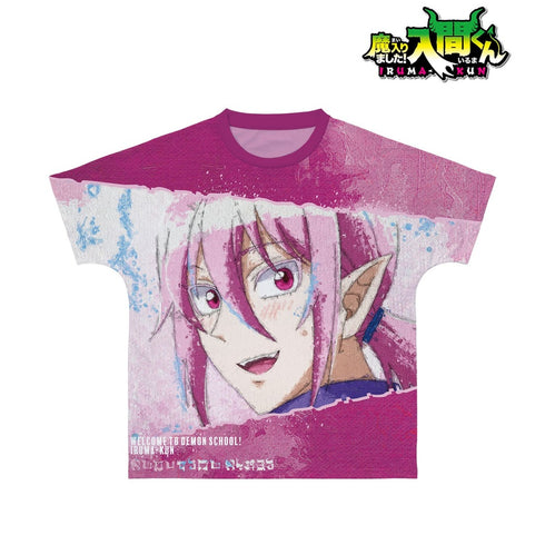 『魔入りました!入間くん』アスモデウス・アリス grunge CANVAS フルグラフィックTシャツユニセックス【202609再販】