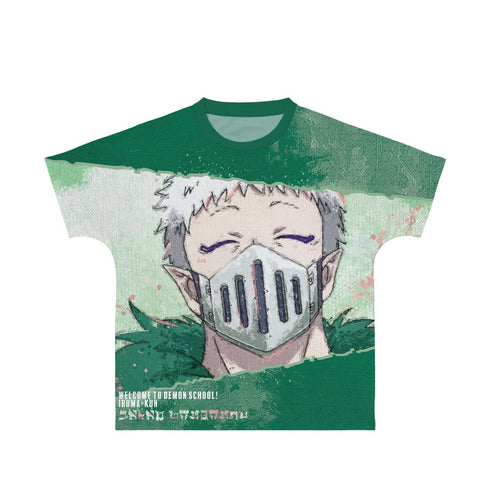 『魔入りました!入間くん』バラム・シチロウ grunge CANVAS フルグラフィックTシャツユニセックス【202609再販】