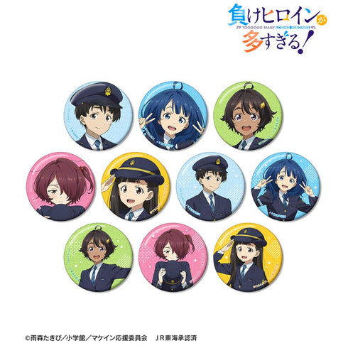 『TV 負けヒロインが多すぎる!』描き下ろし 駅員ver. トレーディンググリッター缶バッジ(単位/BOX)