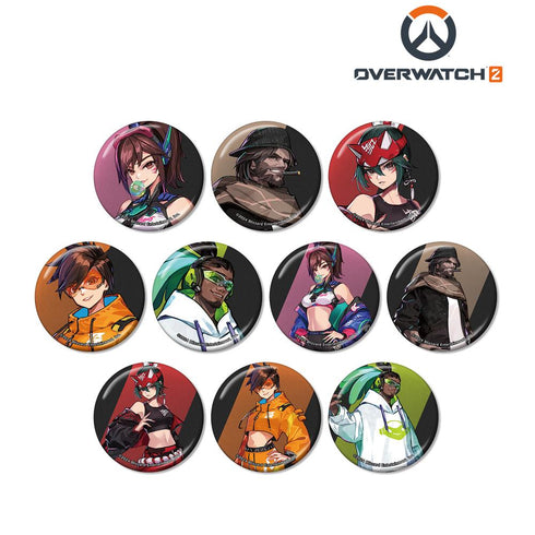 『オーバーウォッチ 2』POKImariさんイラスト トレーディングメタリック缶バッジ(単位/BOX)【202510再販】