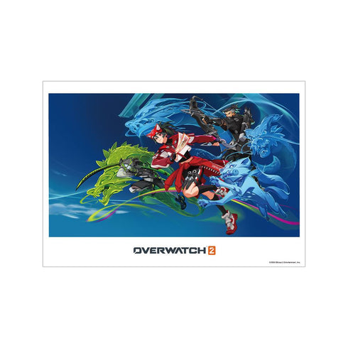 『オーバーウォッチ 2』描き下ろし 集合 ストリートver. A3マット加工ポスター【202510再販】