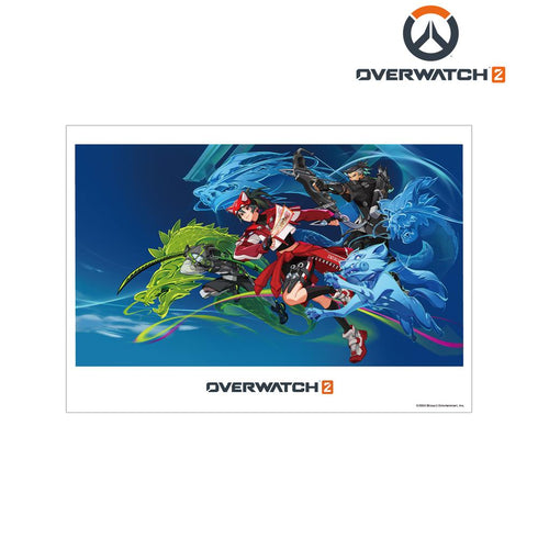 『オーバーウォッチ 2』描き下ろし 集合 ストリートver. A3マット加工ポスター【202510再販】