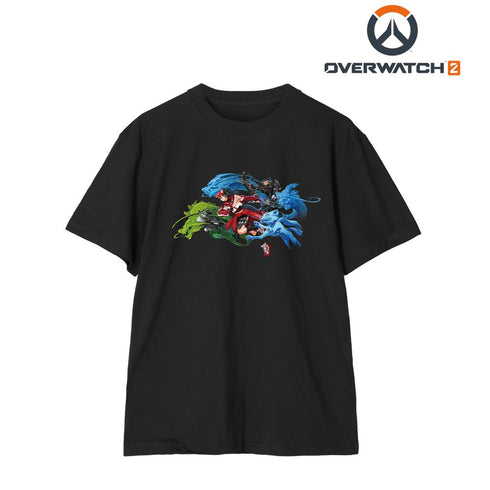 『オーバーウォッチ 2』描き下ろし 集合 ストリートver. Tシャツメンズ
