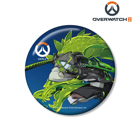 『オーバーウォッチ 2』描き下ろし ゲンジ ストリートver. 100mm缶バッジ【202510再販】