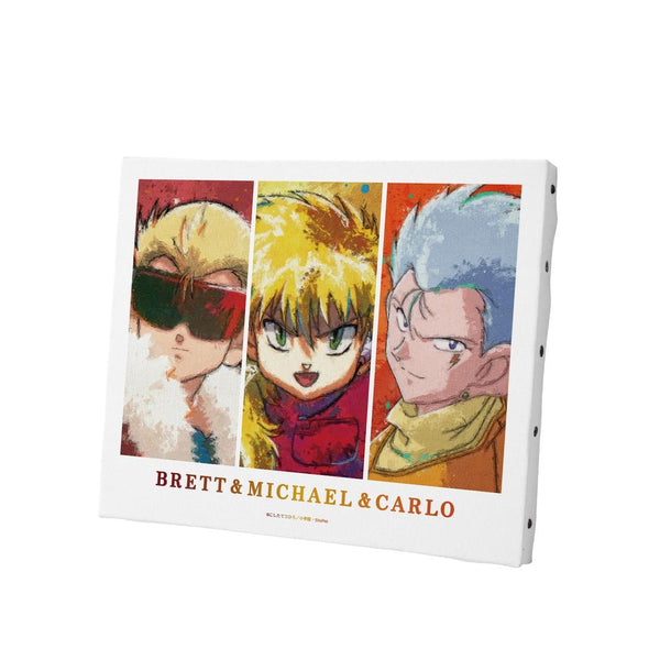 『爆走兄弟レッツ&ゴー!!』ブレット&ミハエル&カルロ grunge CANVAS キャンバスボード【202606再販】