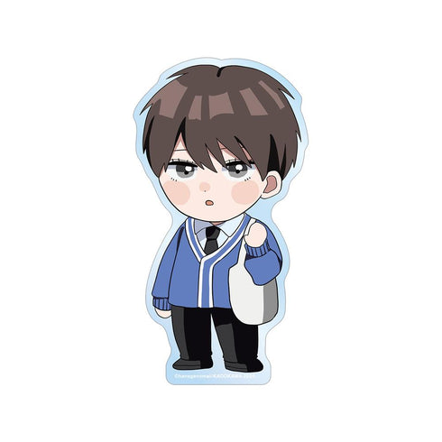 『高良くんと天城くん』『兄貴の友達』はなげのまい先生 描き下ろし 瀬川拓海 ちびキャラ 放課後ver. ダイカットステッカー