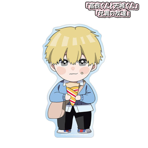 『高良くんと天城くん』『兄貴の友達』はなげのまい先生 描き下ろし 山崎聡 ちびキャラ 放課後ver. ダイカットステッカー