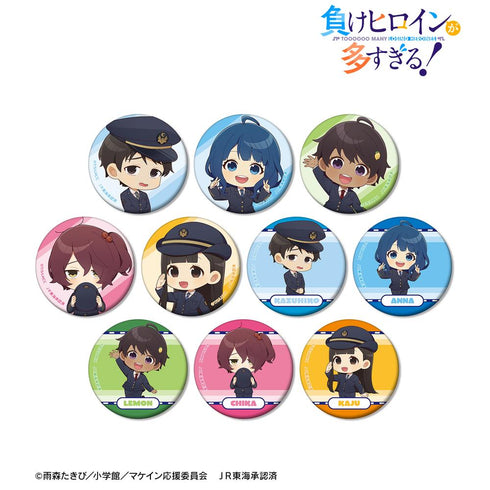『TV 負けヒロインが多すぎる!』トレーディング ちびキャラ 駅員ver. マット缶バッジ(単位/BOX)