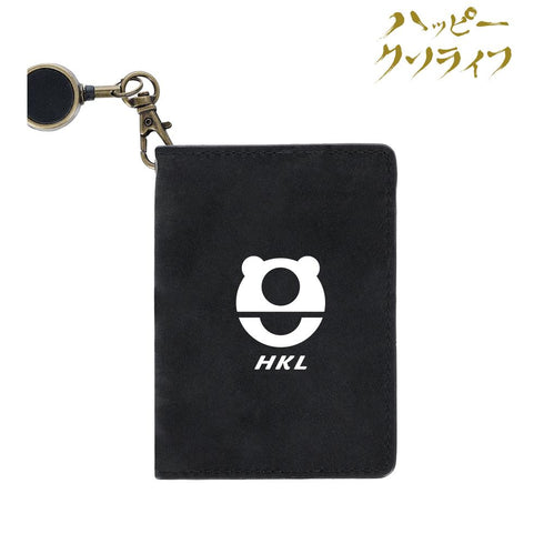『ハッピークソライフ』神 ヌバック調4ポケットパスケース