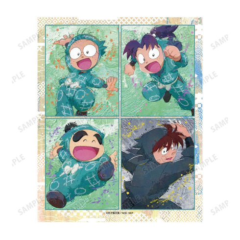 『忍たま乱太郎』一年生集合&土井先生 grunge CANVAS キャンバスボード【202509再販】