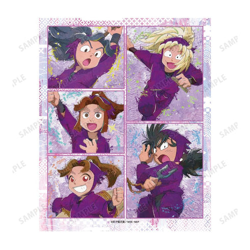 『忍たま乱太郎』四年生集合 grunge CANVAS キャンバスボード【202509再販】