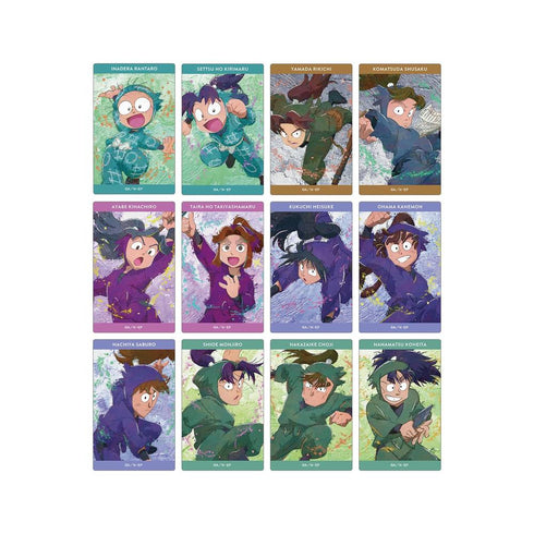 《忍者小丸子亂太郎》收藏卡 grunge CANVAS 卡片貼紙 ver.A(單位/盒)【202608 再版】