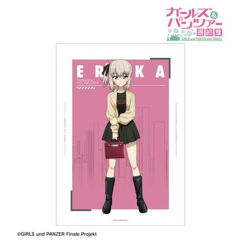 『ガールズ&パンツァー 最終章』描き下ろし 逸見エリカ デート私服ver. A3マット加工ポスター