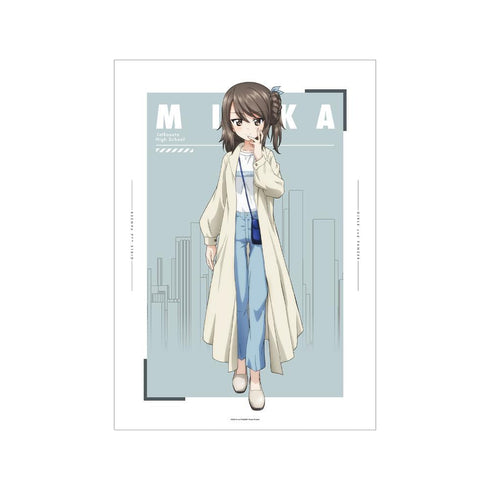 『ガールズ&パンツァー 最終章』描き下ろし ミカ デート私服ver. A3マット加工ポスター