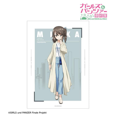 『ガールズ&パンツァー 最終章』描き下ろし ミカ デート私服ver. A3マット加工ポスター