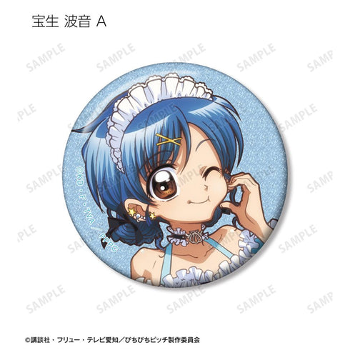 『ぴちぴちピッチ』描き下ろし メイドver. トレーディンググリッター缶バッジ(単位/BOX)