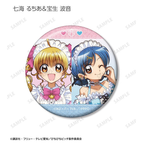 『ぴちぴちピッチ』描き下ろし メイドver. トレーディンググリッター缶バッジ(単位/BOX)