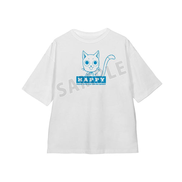 『FAIRY TAIL 100年クエスト』ハッピー BIGシルエットTシャツユニセックス