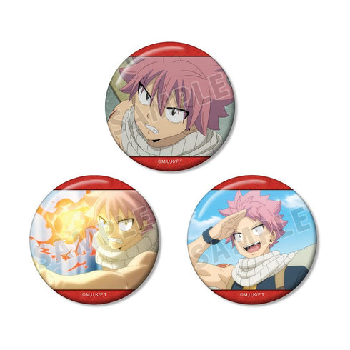 『FAIRY TAIL 100年クエスト』ナツ・ドラグニル 場面写缶バッジ3個セット