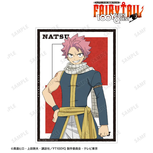 『FAIRY TAIL 100年クエスト』ナツ・ドラグニル A3マット加工ポスター