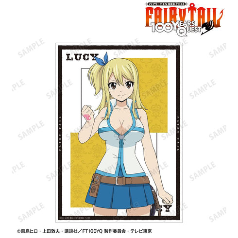 『FAIRY TAIL 100年クエスト』ルーシィ・ハートフィリア A3マット加工ポスター