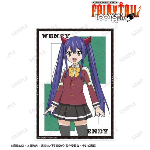 『FAIRY TAIL 100年クエスト』ウェンディ・マーベル A3マット加工ポスター