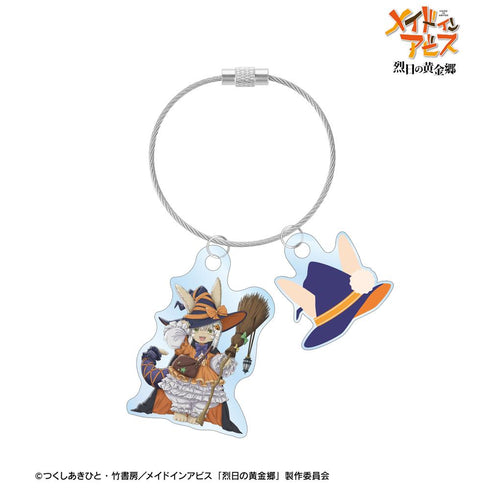 『メイドインアビス 烈日の黄金郷』描き下ろし ナナチ 魔女 ハロウィンver. 2連ワイヤーアクリルキーホルダー【202512再販】