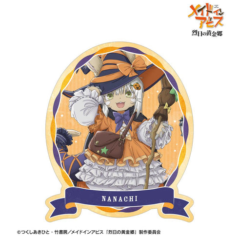 『メイドインアビス 烈日の黄金郷』描き下ろし ナナチ 魔女 ハロウィンver. トラベルステッカー