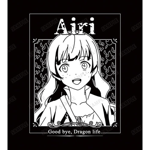 『さようなら竜生、こんにちは人生』アイリ バックプリントパーカーメンズ